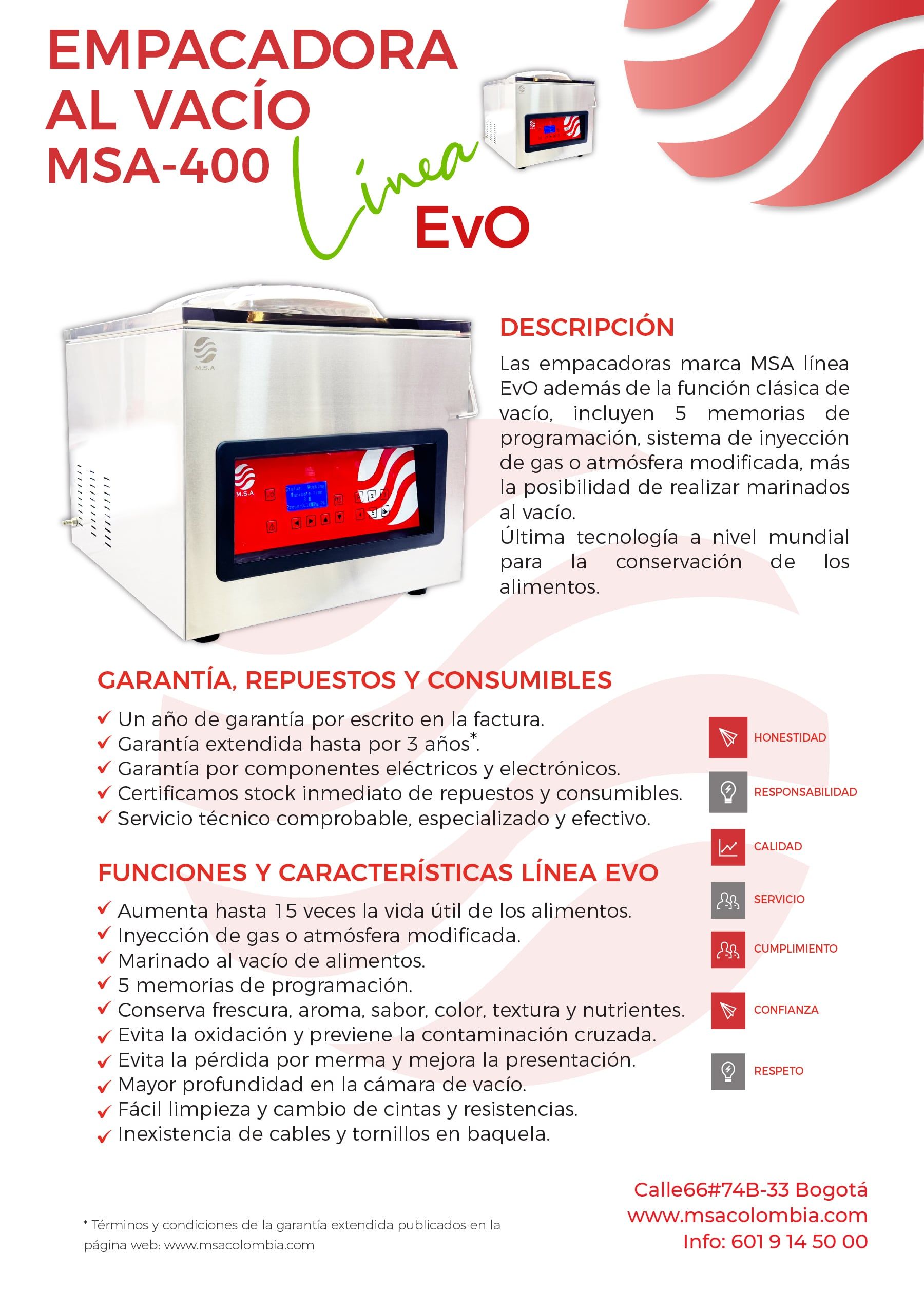 Empacadora al vacío MSA 400 Evo - Imagen 2