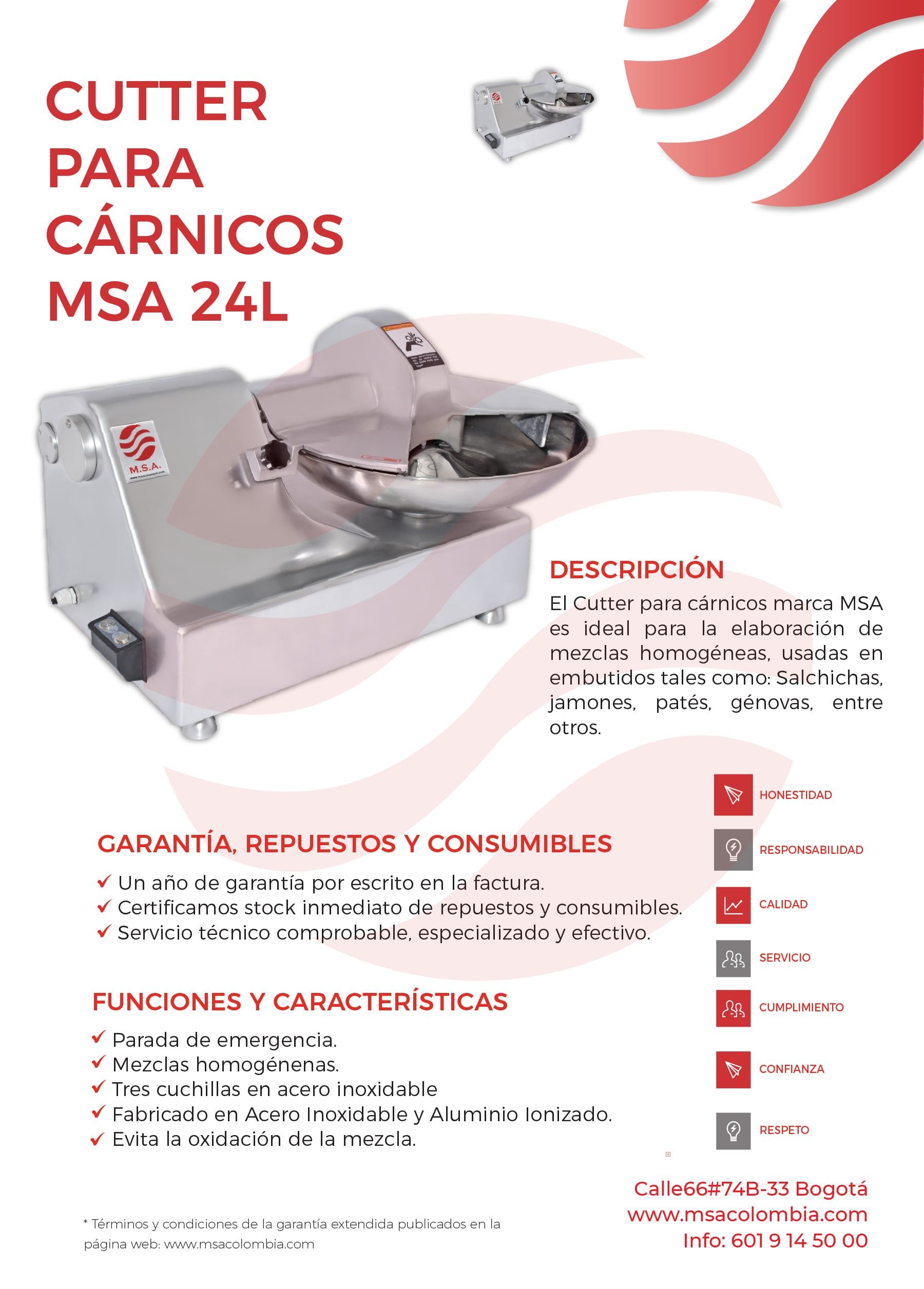 Cutter para cárnicos 14L - Imagen 3