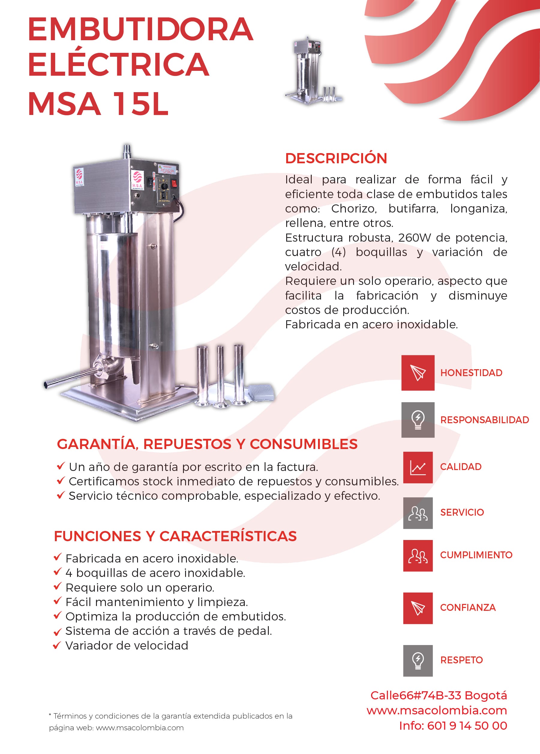 Embutidora Eléctrica - Imagen 2