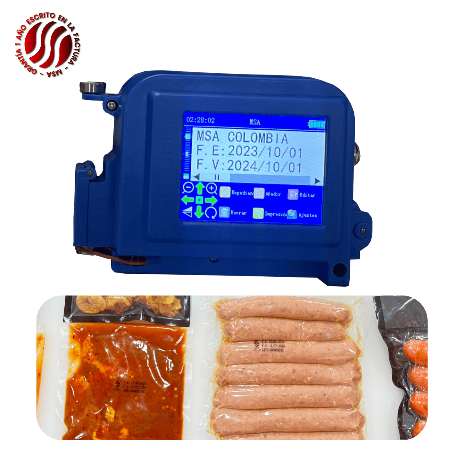 Fechadora codificadora Inkjet Lite