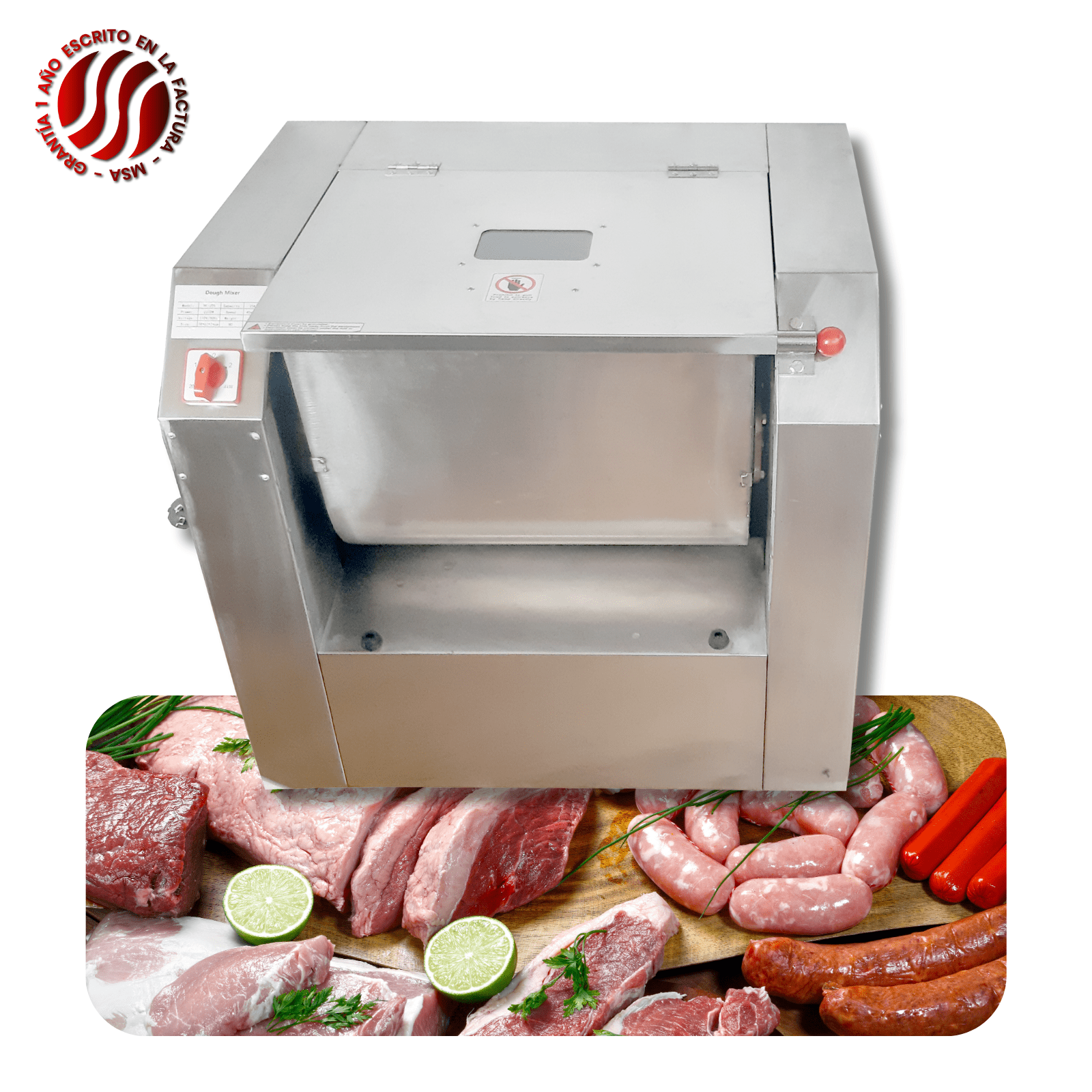 Mezcladora de carne 25-50 Litros
