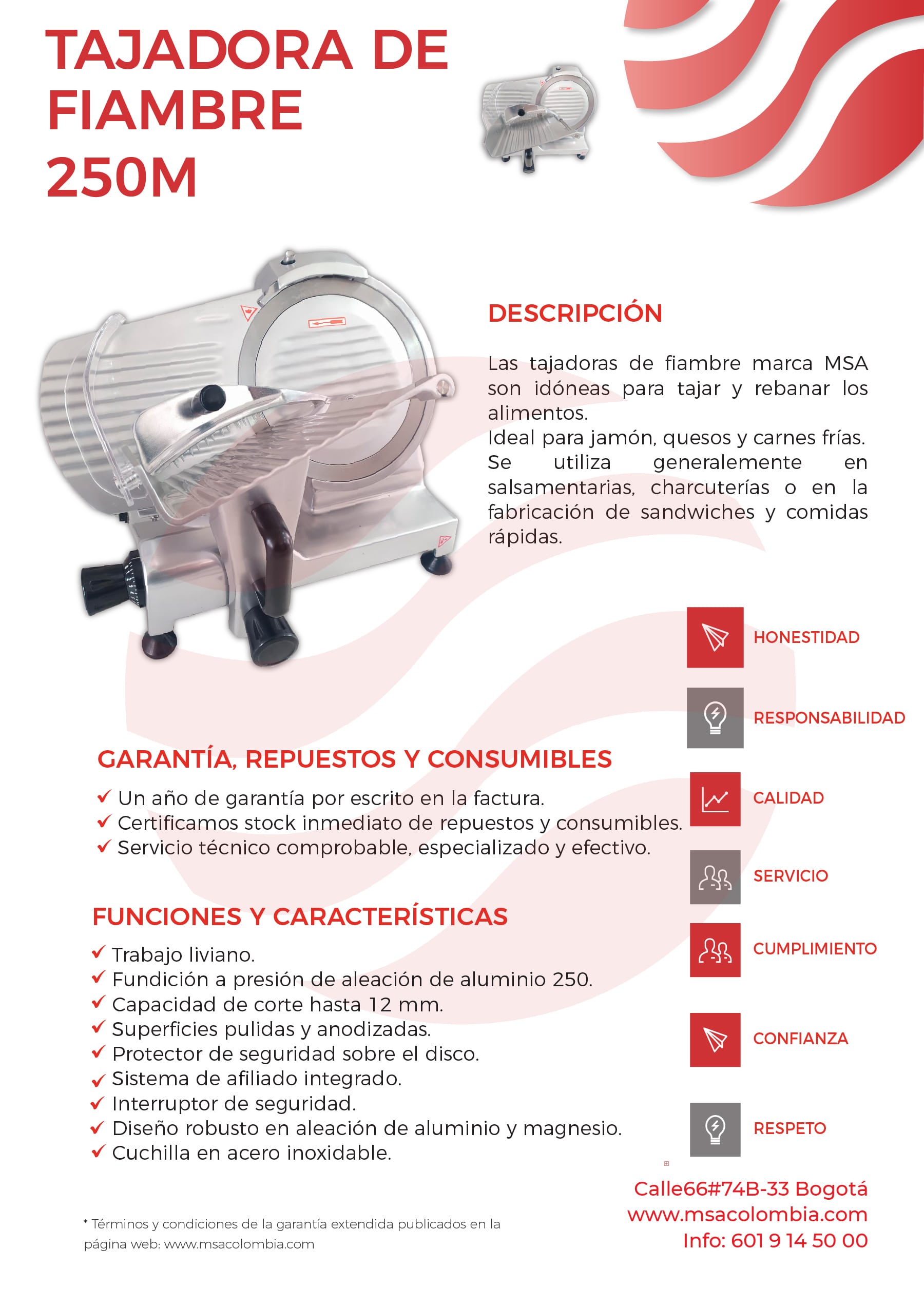 Tajadora de Fiambre - Imagen 2