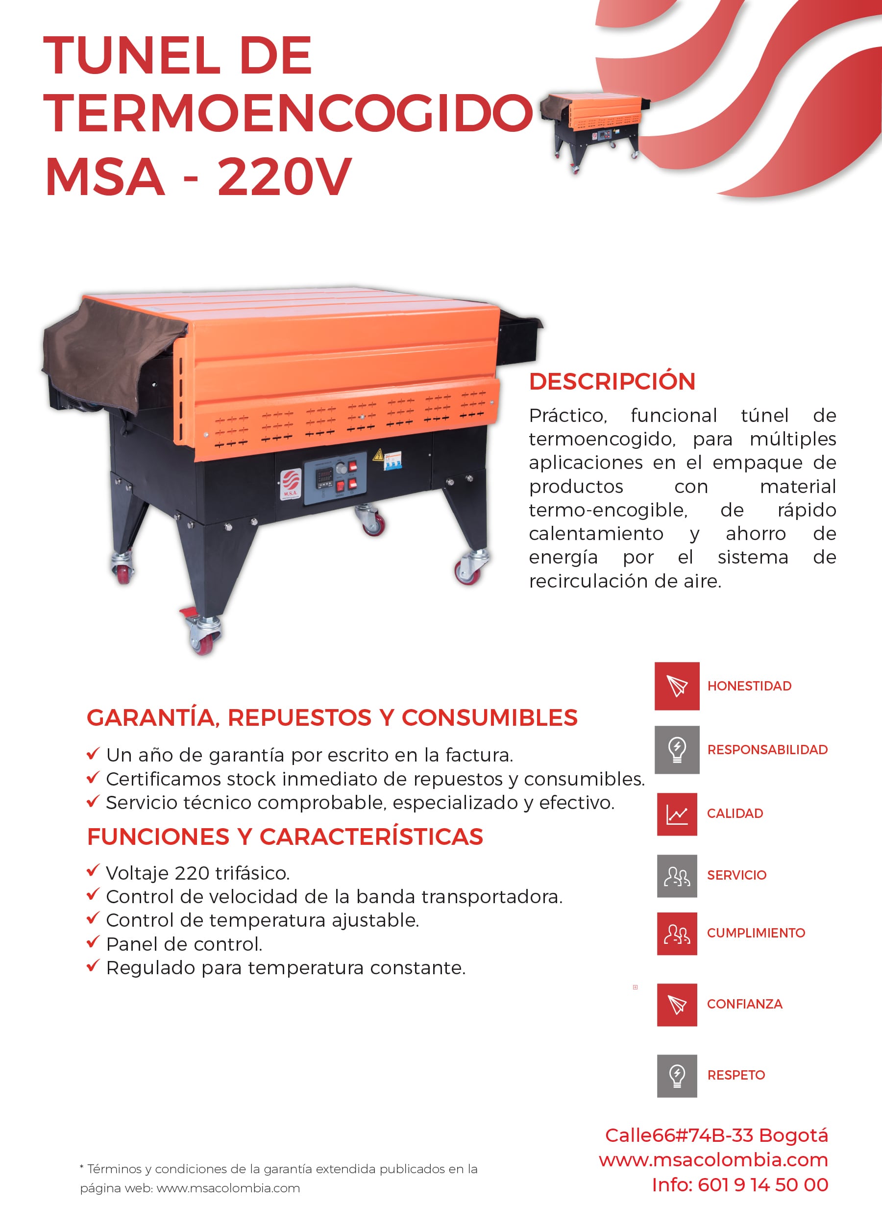 Tunel de termoencogido 220 - Imagen 2